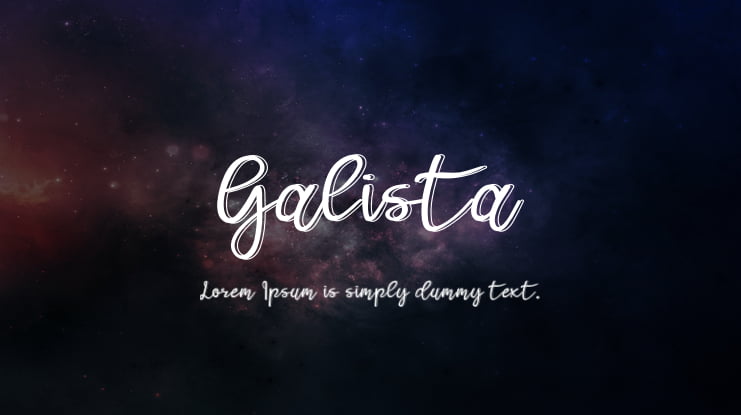 Galista Font