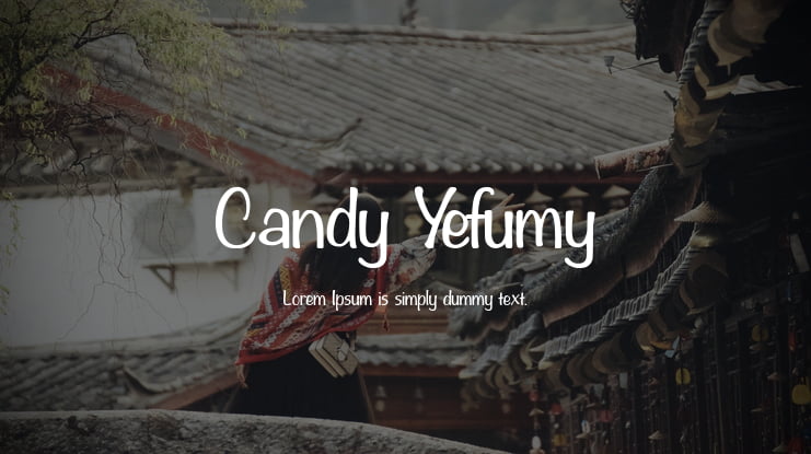 Candy Yefumy Font