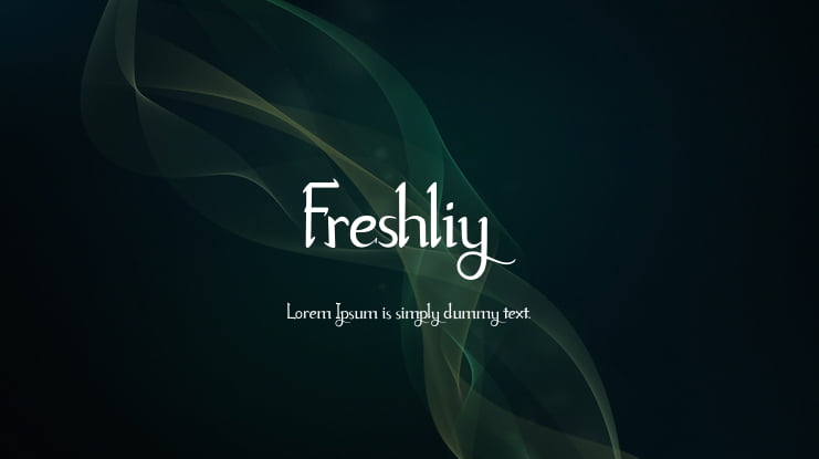 Freshliy Font