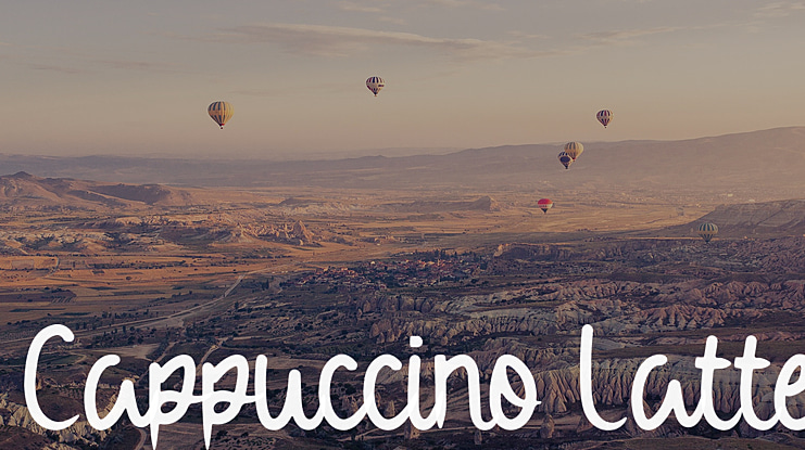 Cappuccino Latte Font