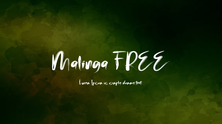 Malinga FREE Font
