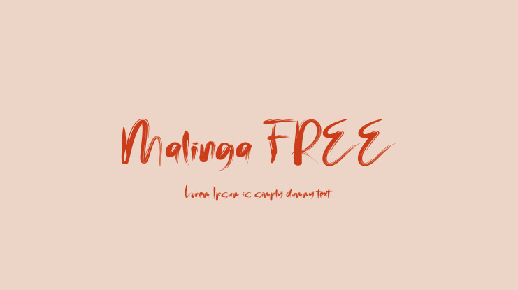 Malinga FREE Font