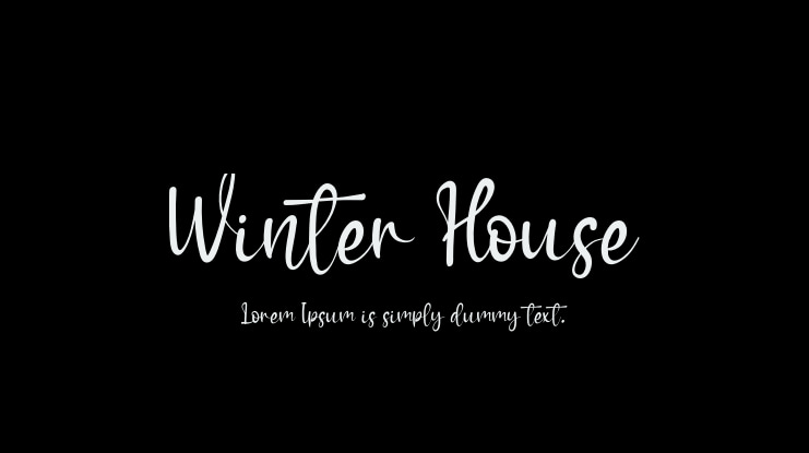 Winter House Font