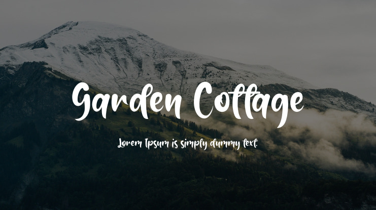 Garden Cottage Font