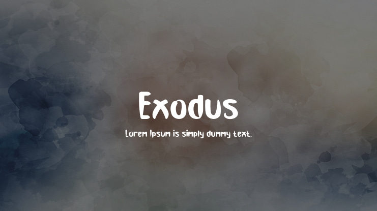 Exodus Font