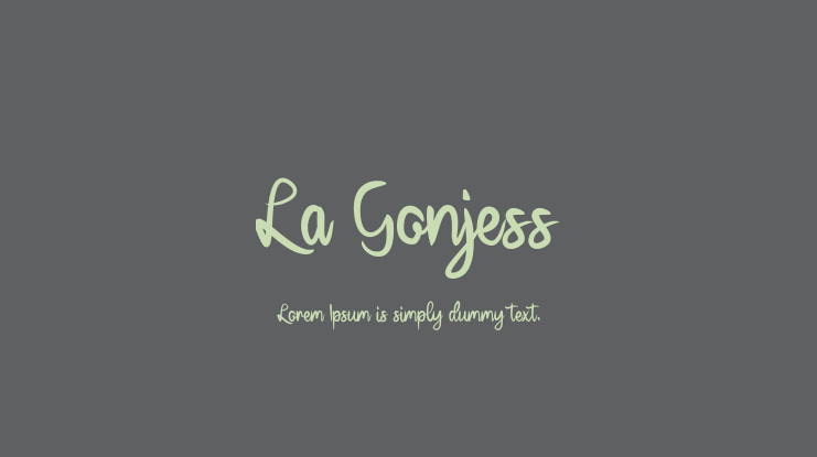 La Gonjess Font