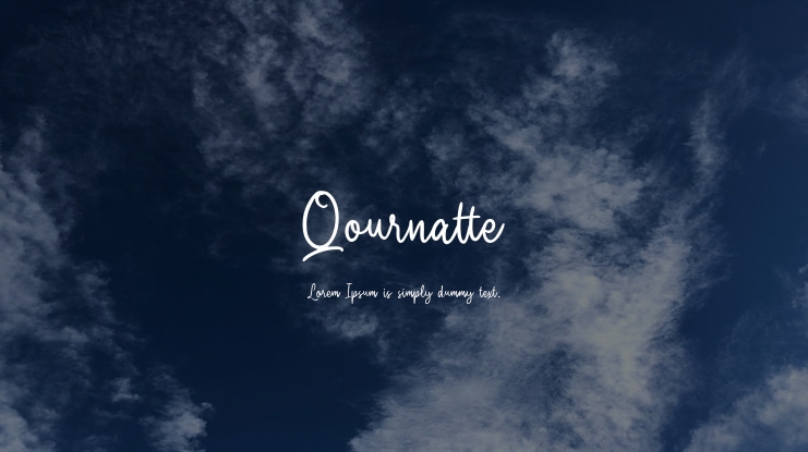 Qournatte Font