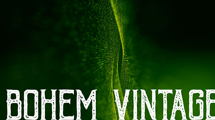 Bohem Vintage Font