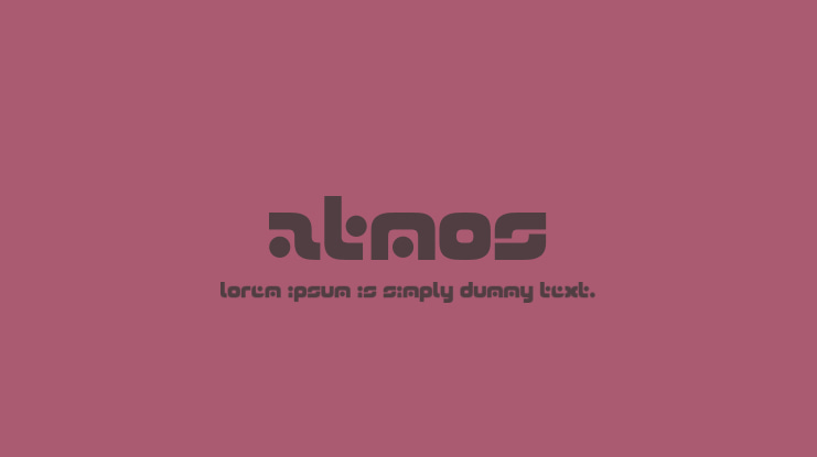 Atmos Font