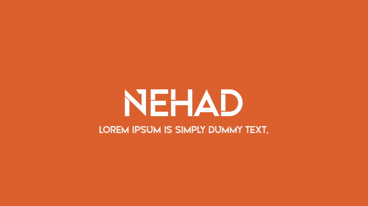 Nehad Font Family