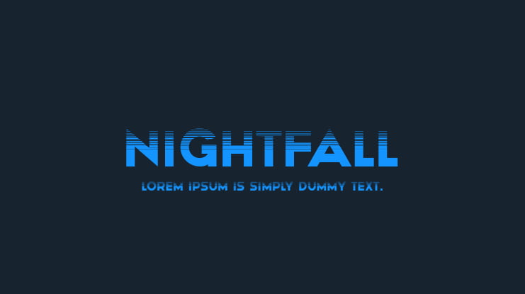 Nightfall Font