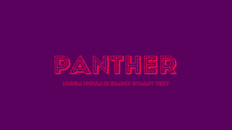 Panther Font