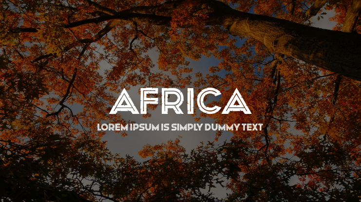 Africa Font