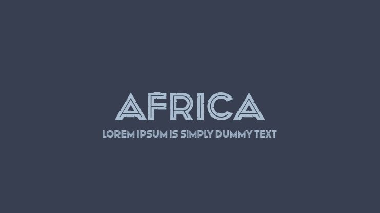 Africa Font
