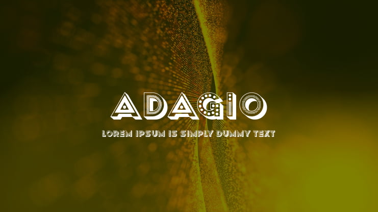 Adagio Font