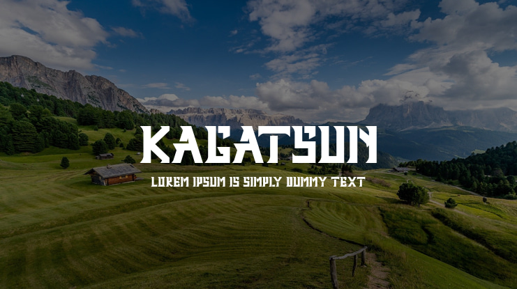 Kagatsun Font