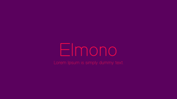 Elmono Font