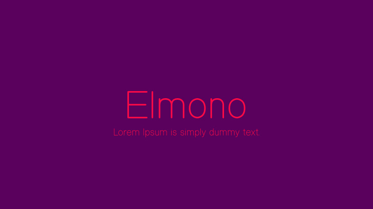 Elmono Font