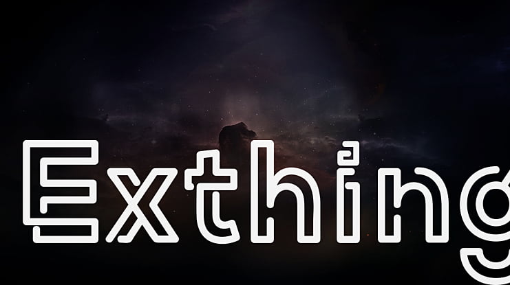 Exthing Font