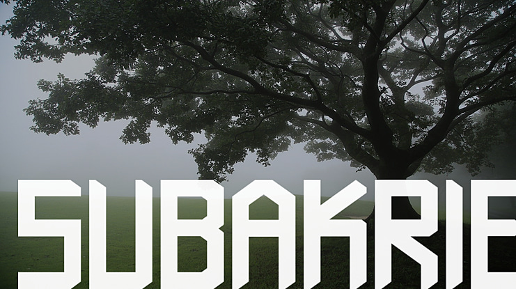 subakrie Font