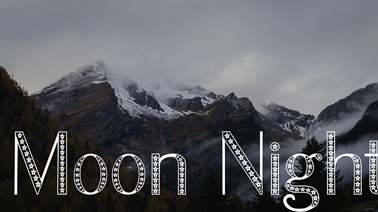 Moon Night Font