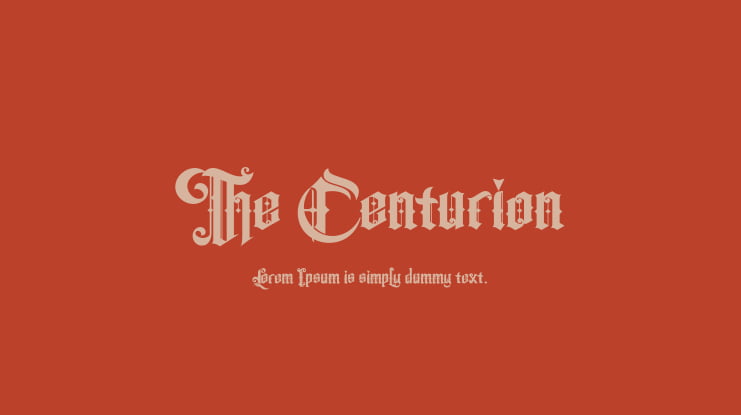 The Centurion Font