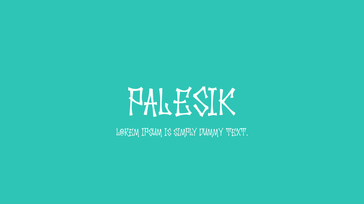 Palesik Font Family