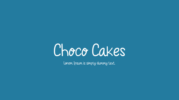 Choco Cakes Font