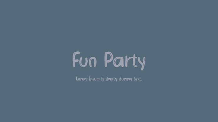 Fun Party Font