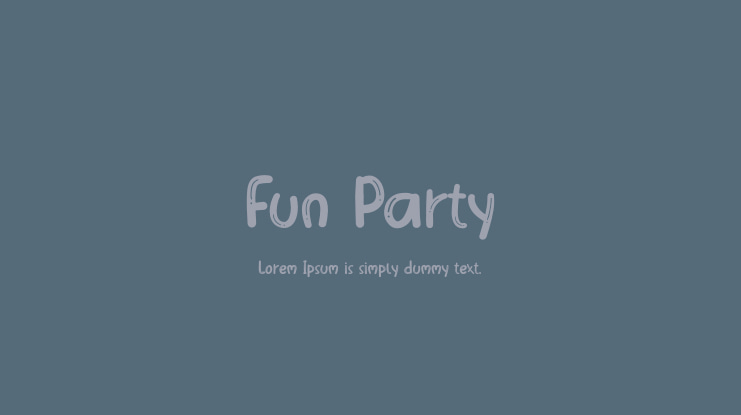 Fun Party Font