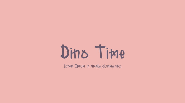 Dino Time Font