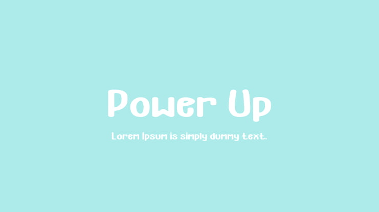 Power Up Font