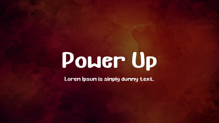 Power Up Font