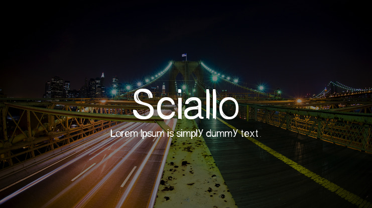 Sciallo Font