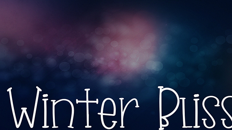 Winter Bliss Font