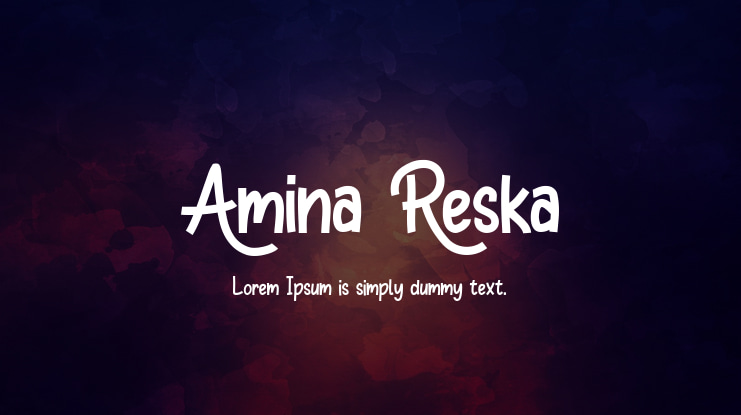 Amina Reska Font