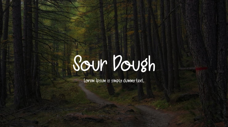 Sour Dough Font