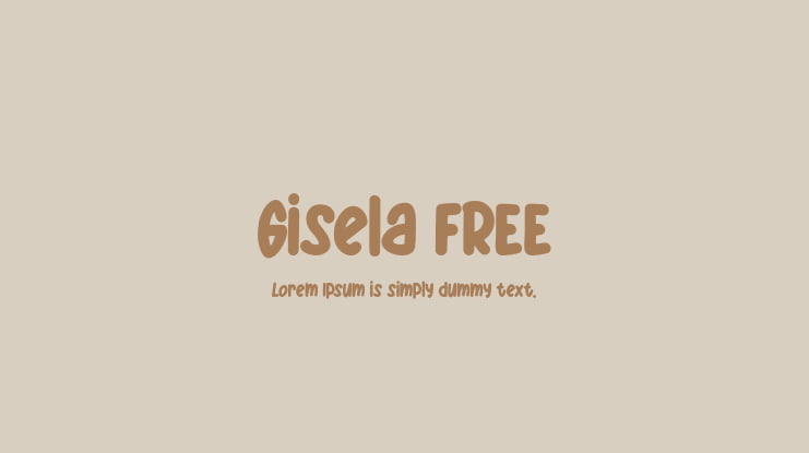 Gisela FREE Font