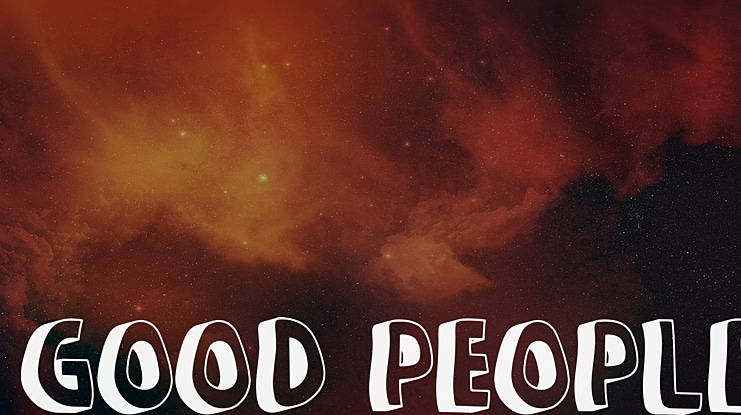 GOOD PEOPLE Font