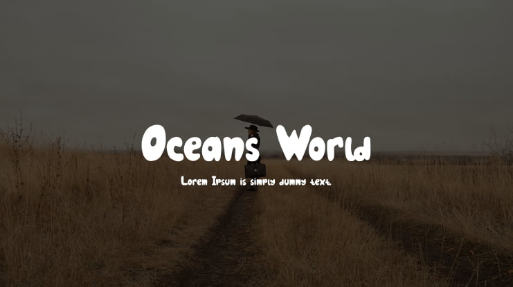 Oceans World Font