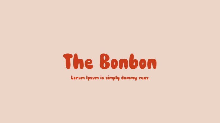 The Bonbon Font
