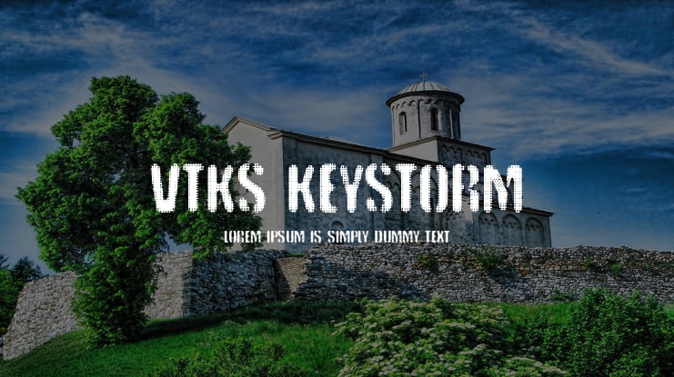 VTKS Keystorm Font