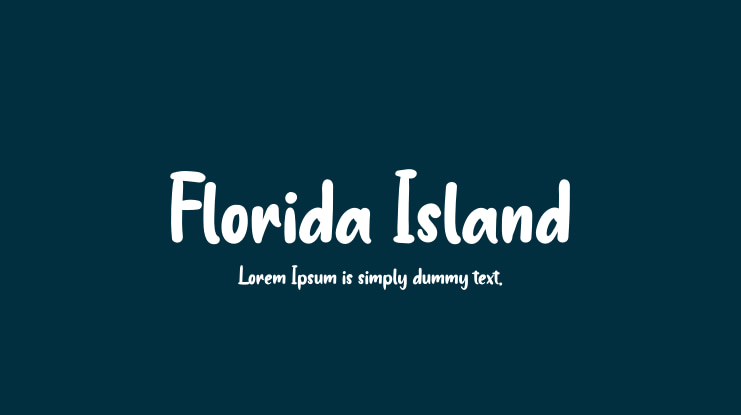 Florida Island Font