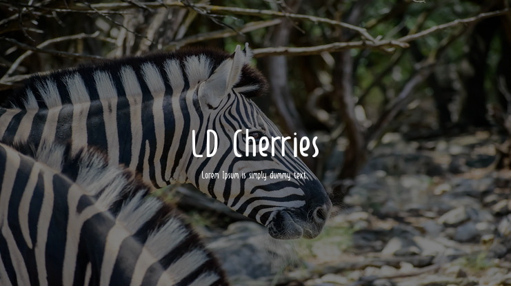LD Cherries Font Family
