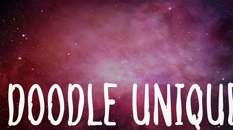 DOODLE UNIQUE Font