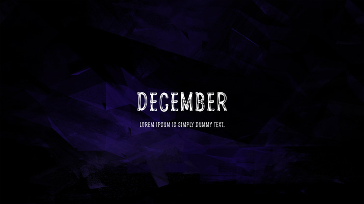 December Font