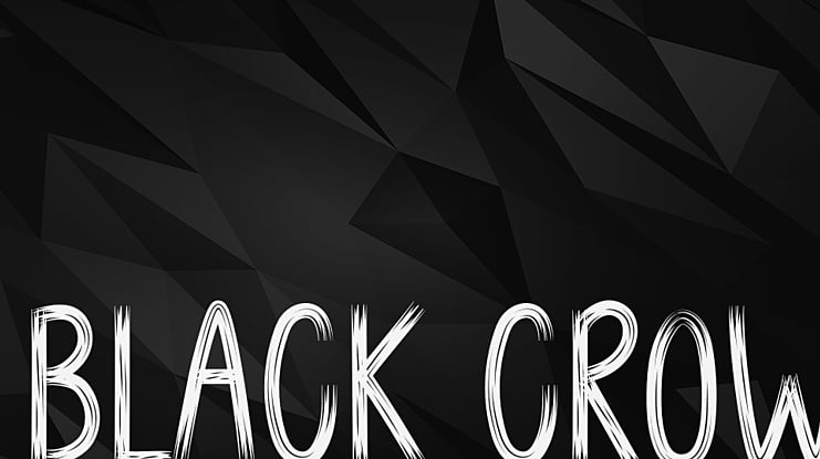 BLACK CROW Font