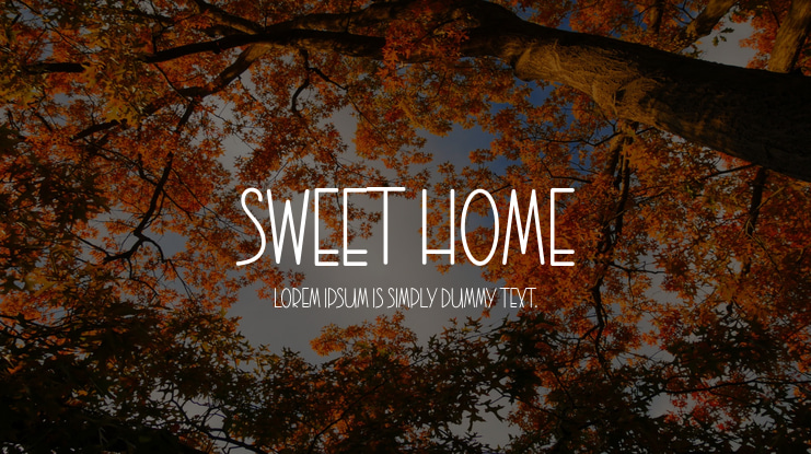 SWEET HOME Font
