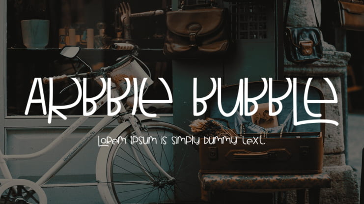ARBBIE BUBBLE Font