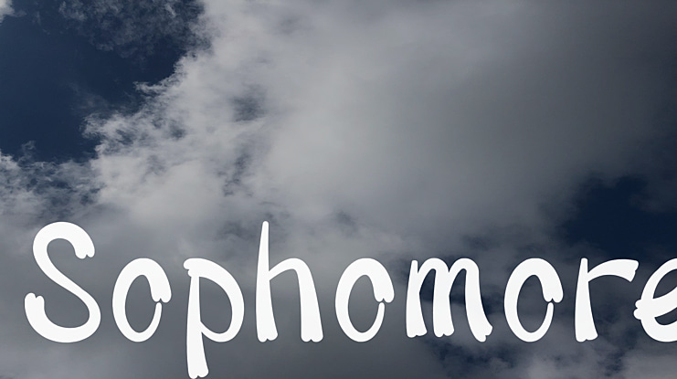 Sophomore Font